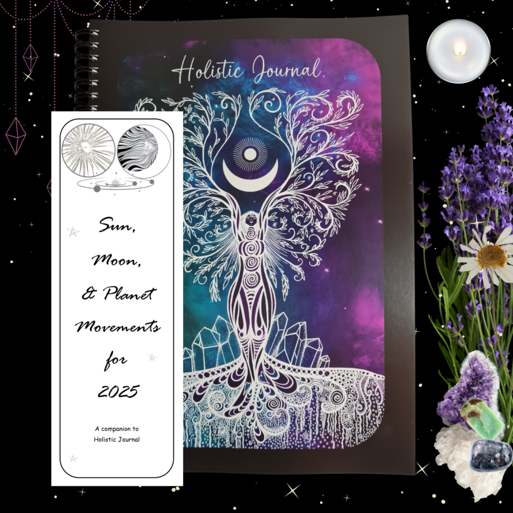 Picture of Holistic Journal and the Sun, Moon, Planet Movement bookmarks